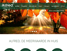 Tablet Screenshot of alfredbakker.nl